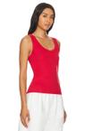 supima rib scoop tank