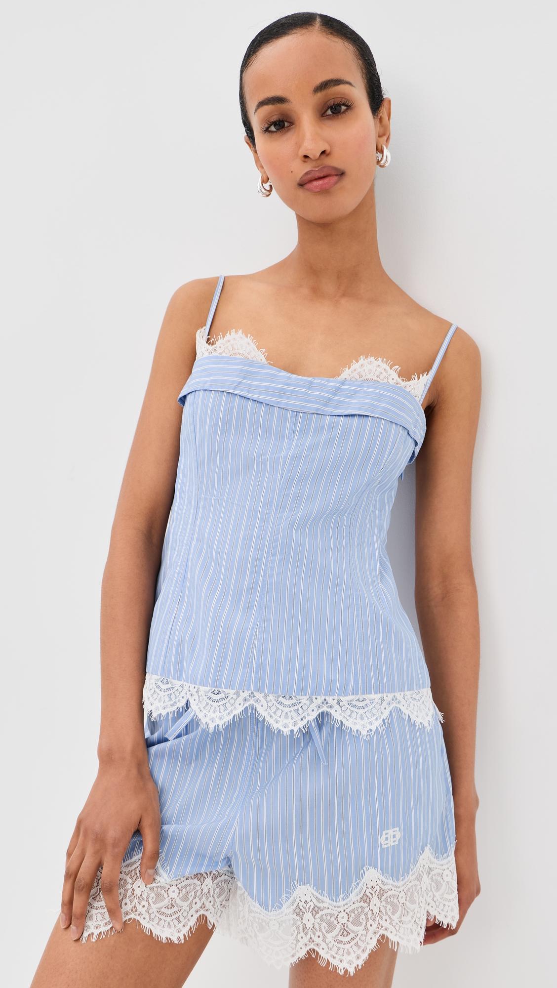 surie cotton lace bustier top