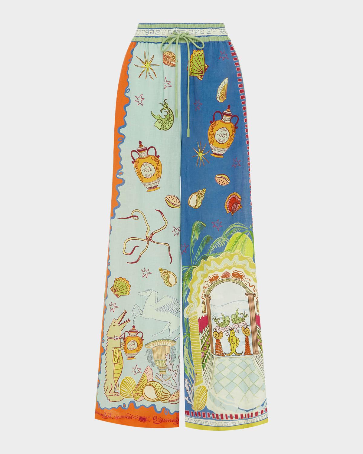 surrealist summer pants