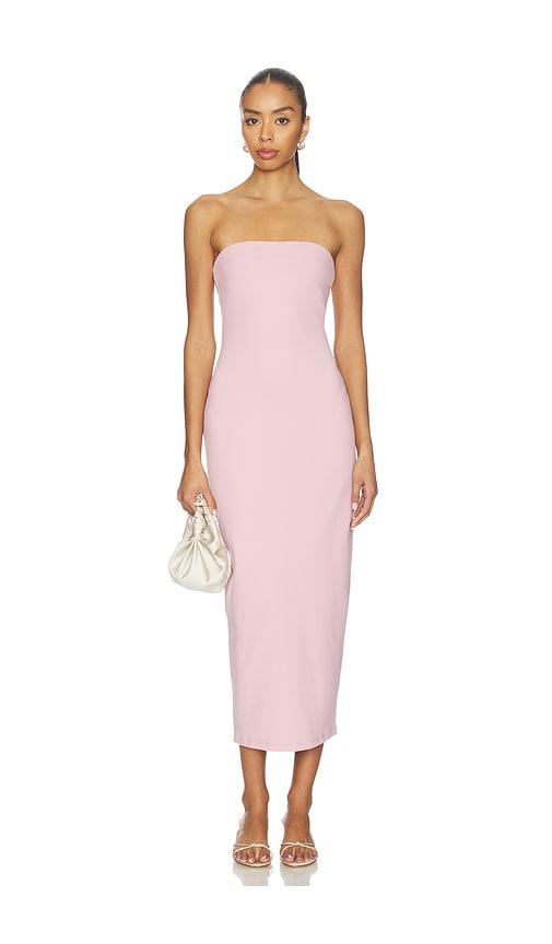 susana monaco tube dress in pink.