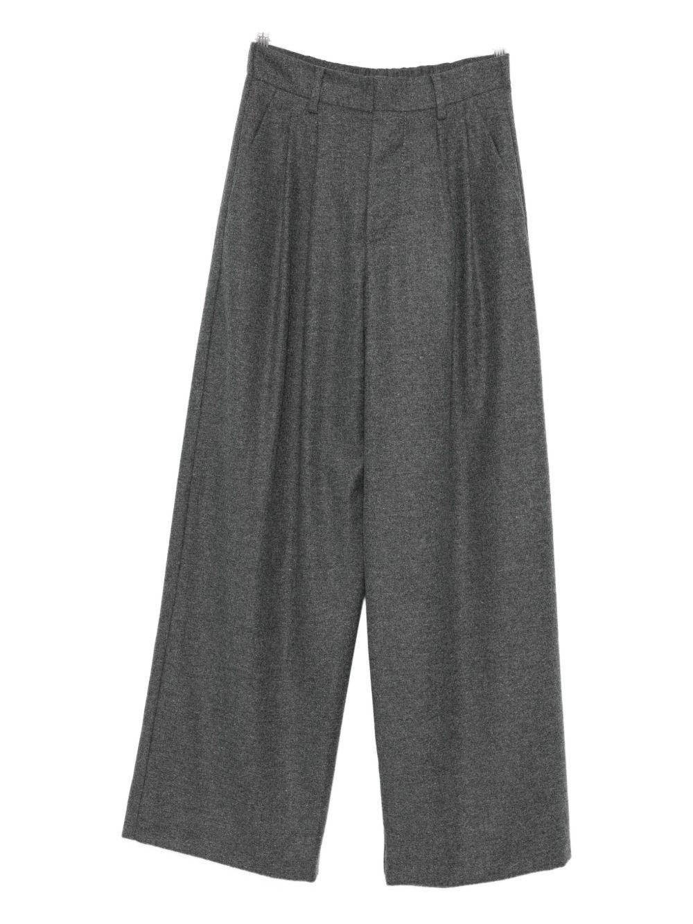 susanne bommer trousers grey cotton - women