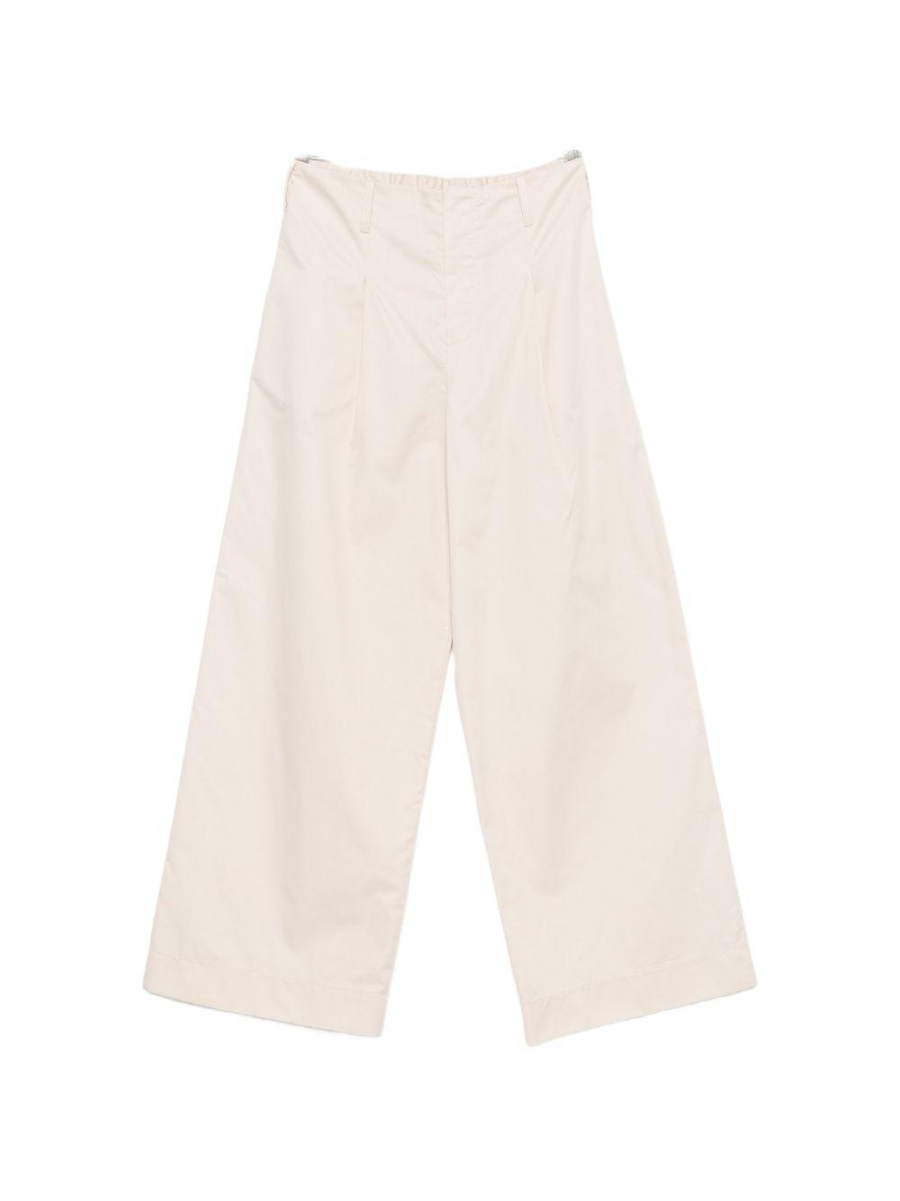 susanne bommer trousers ivory cotton - women