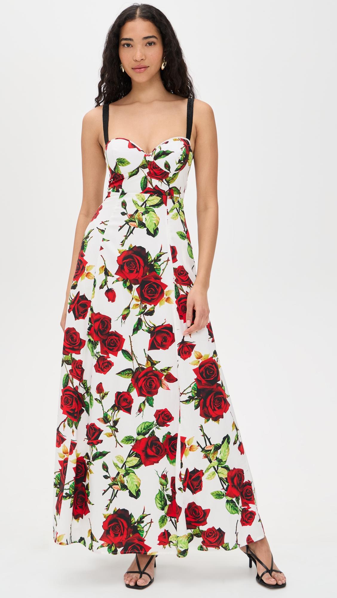 sutton beaded strap maxi dress