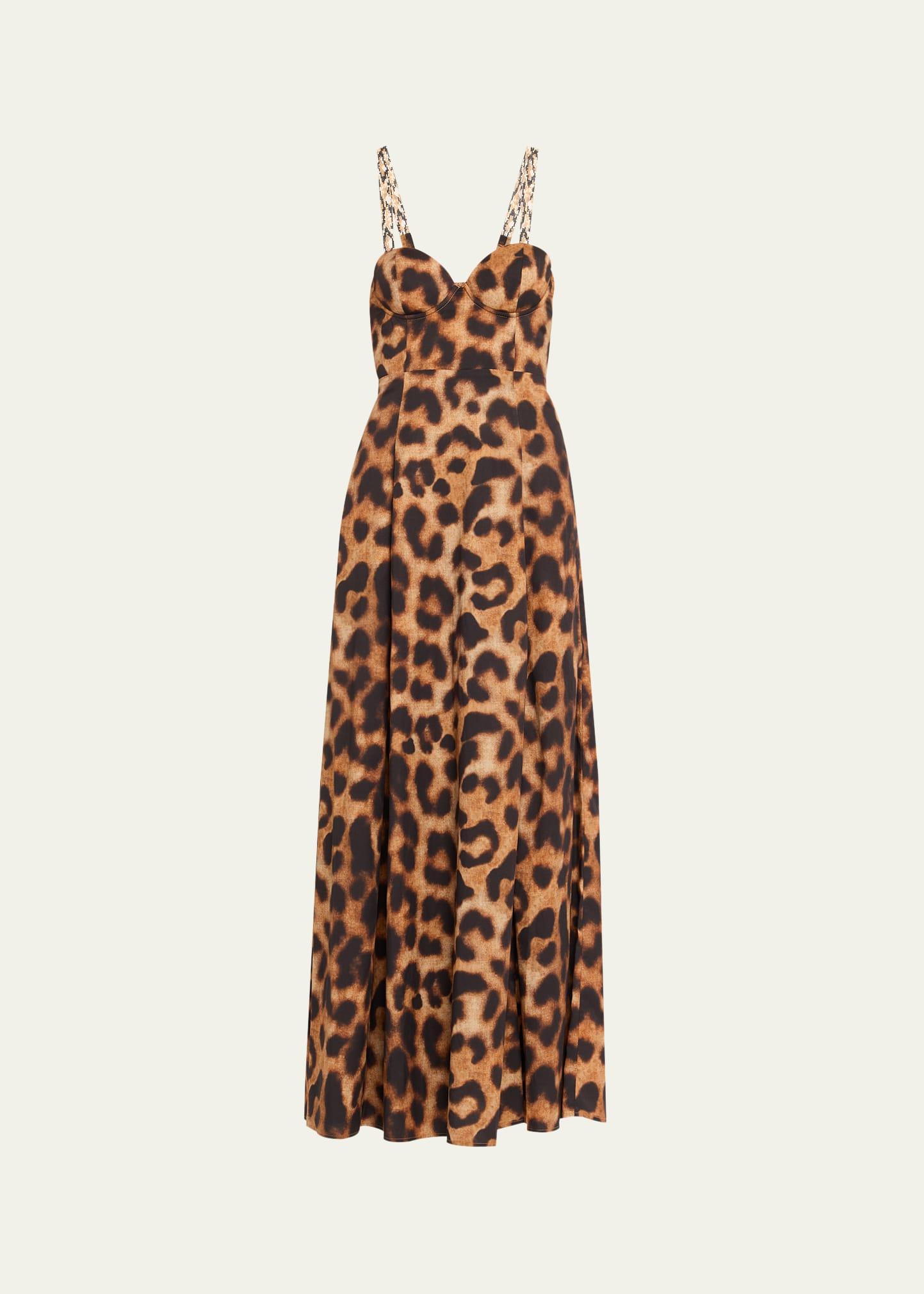 sutton leopard maxi dress
