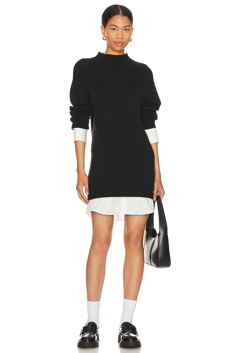 sutton sweater shirting dress