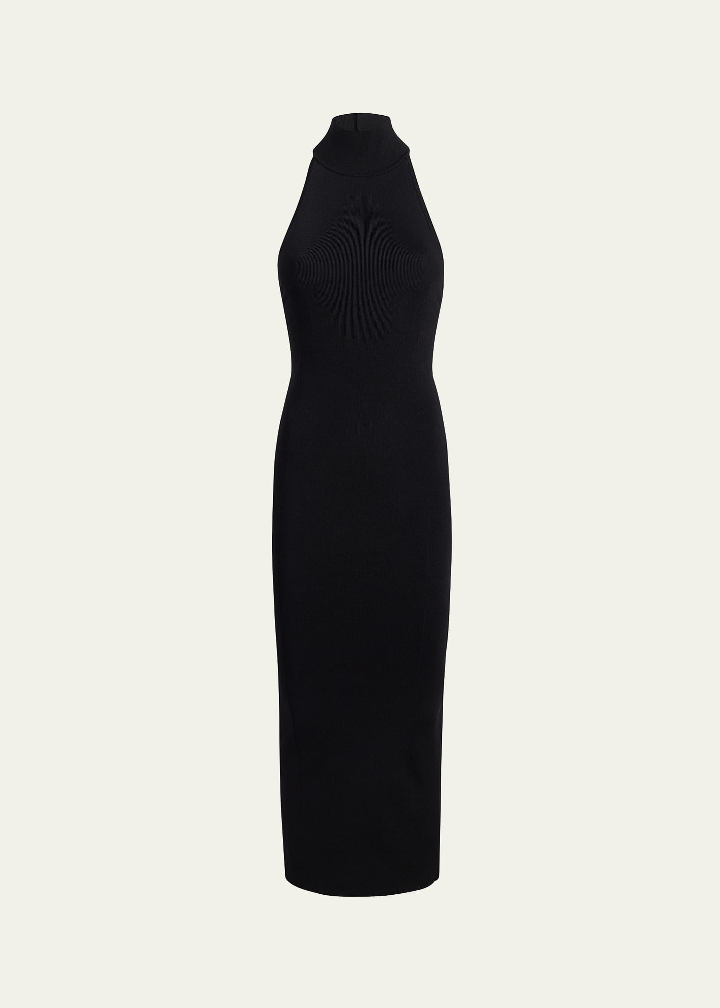 suzanne knit halter midi dress
