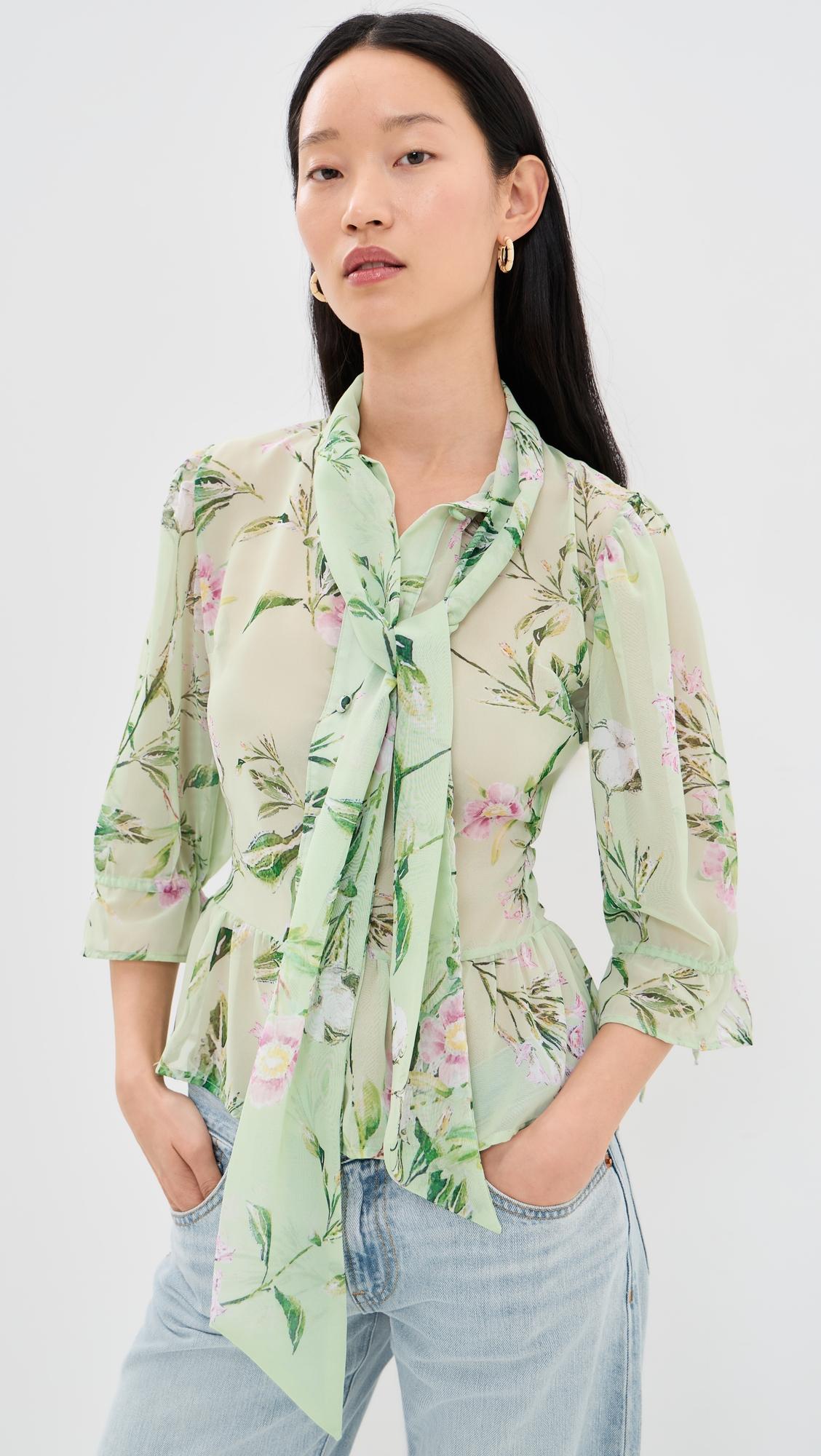 swamp rose victorian button down shirt