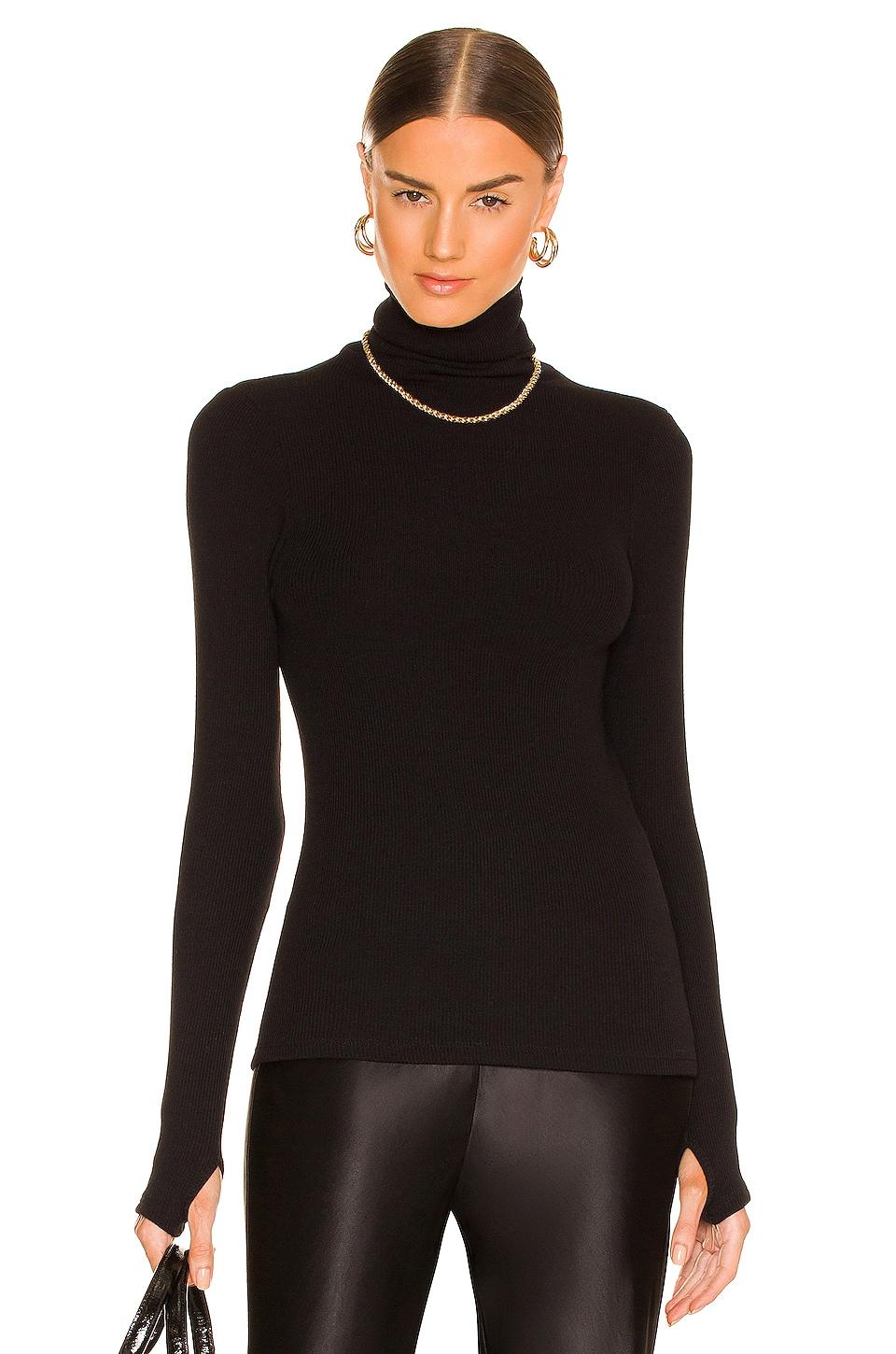 sweater knit long sleeve turtleneck