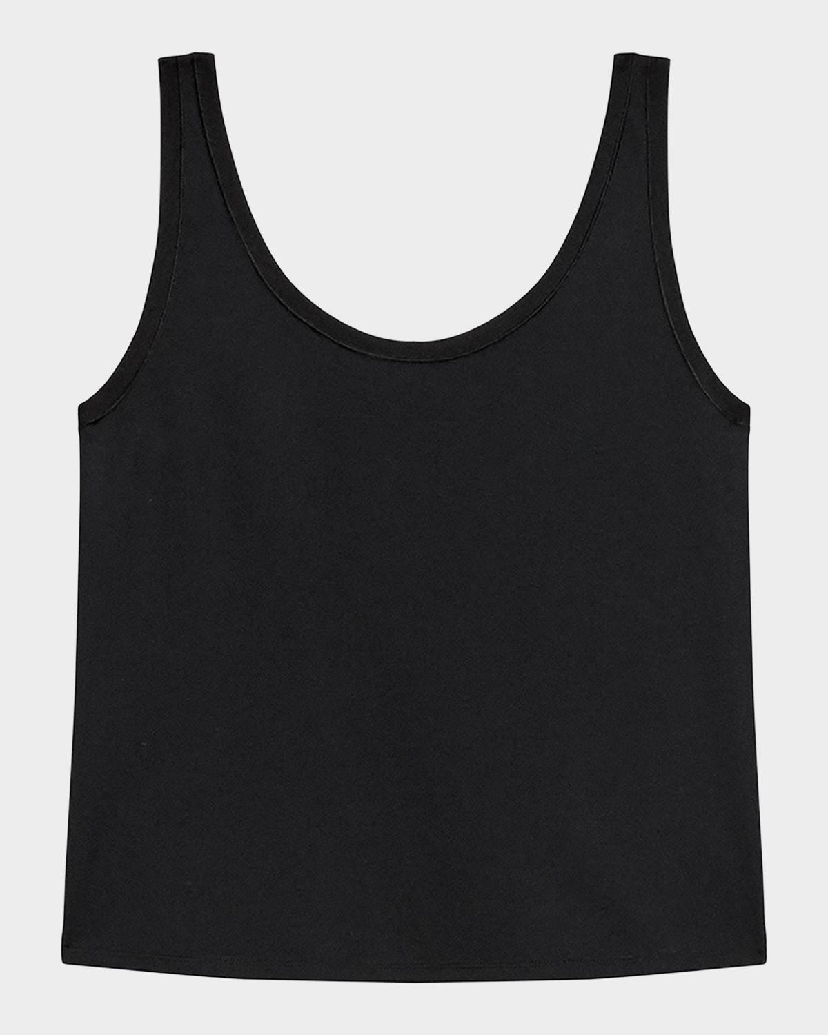 sweater trim tank top