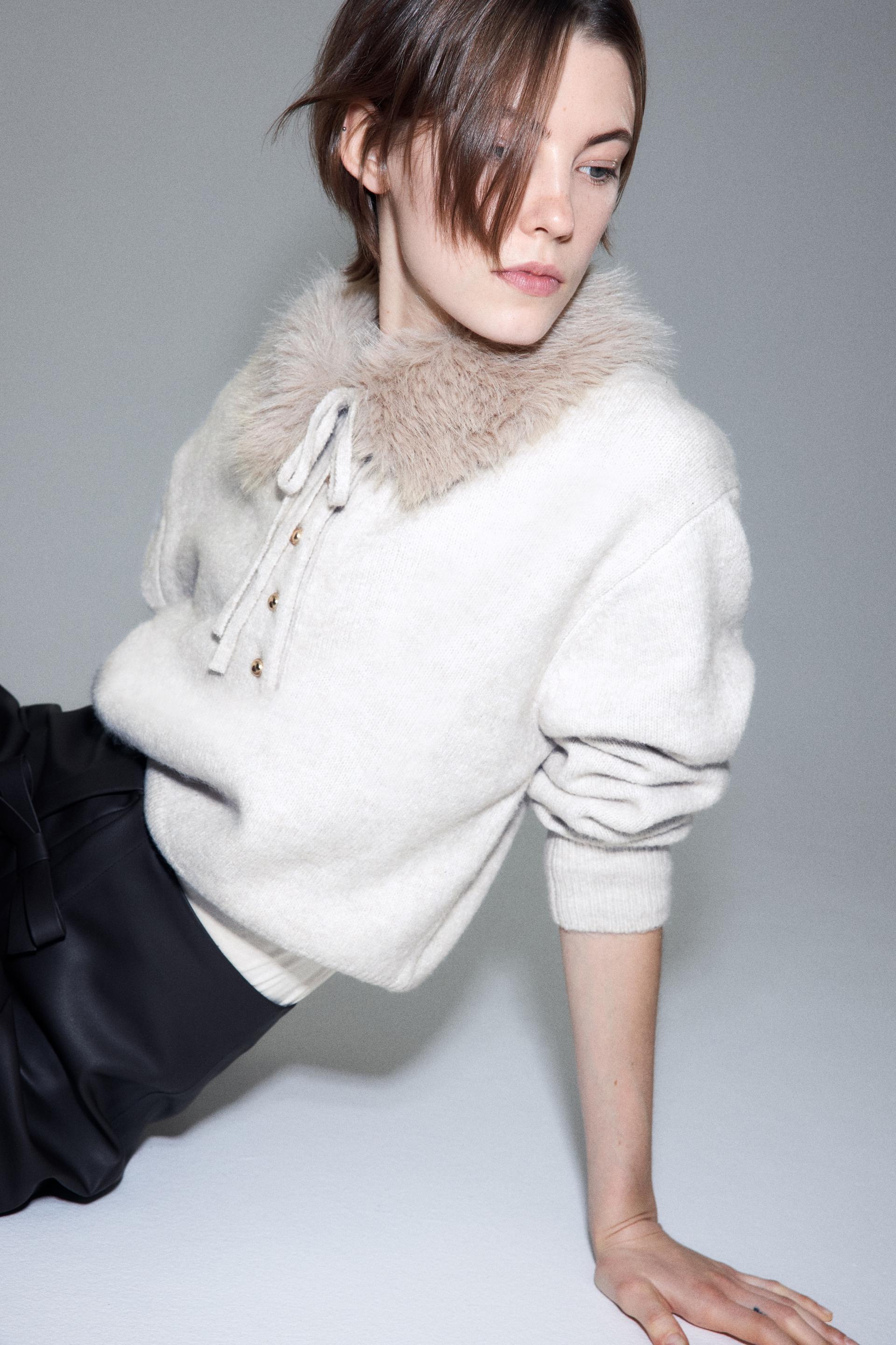 sweater with collar