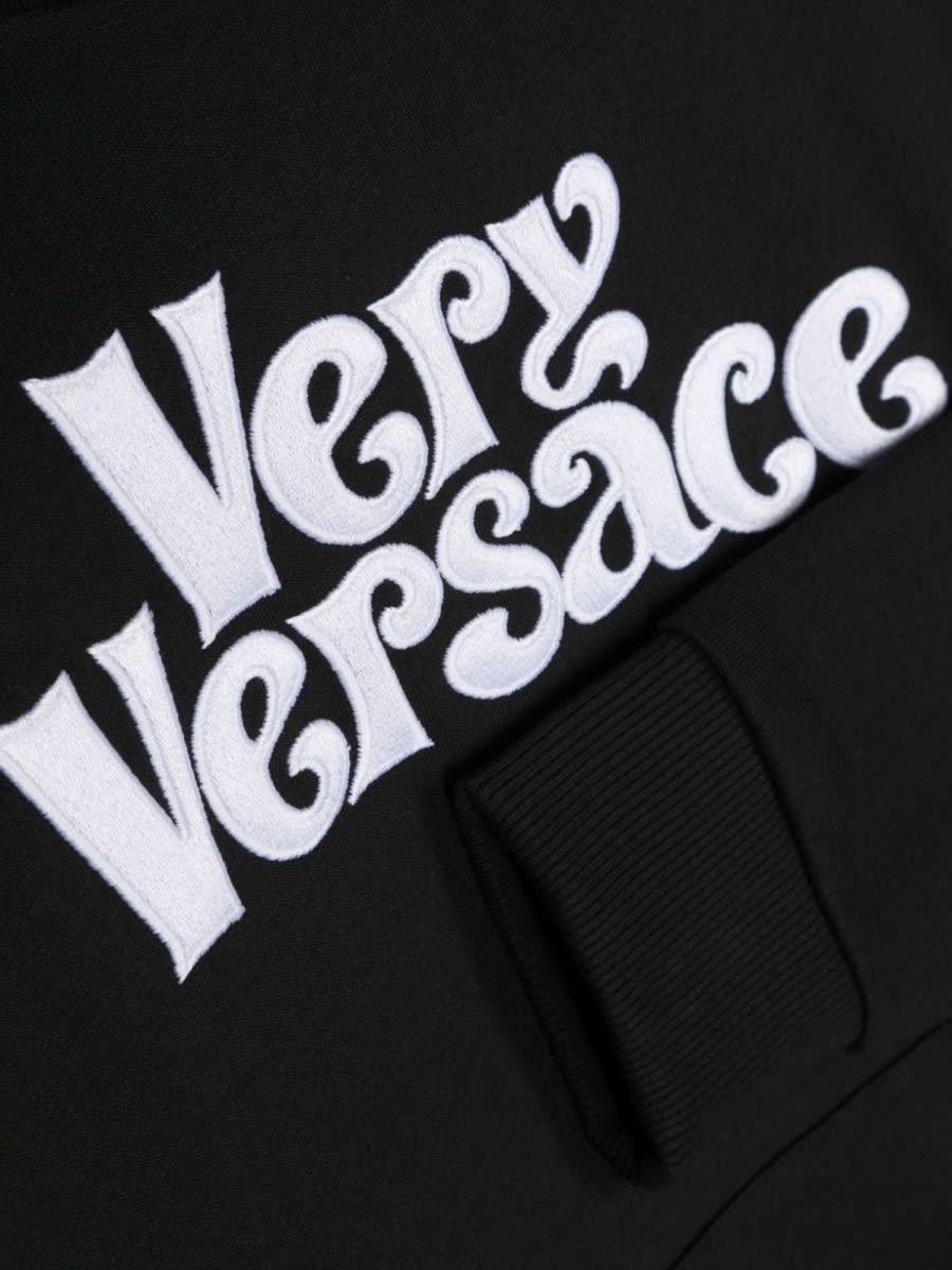 sweatshirt fleece very versace embroidery
