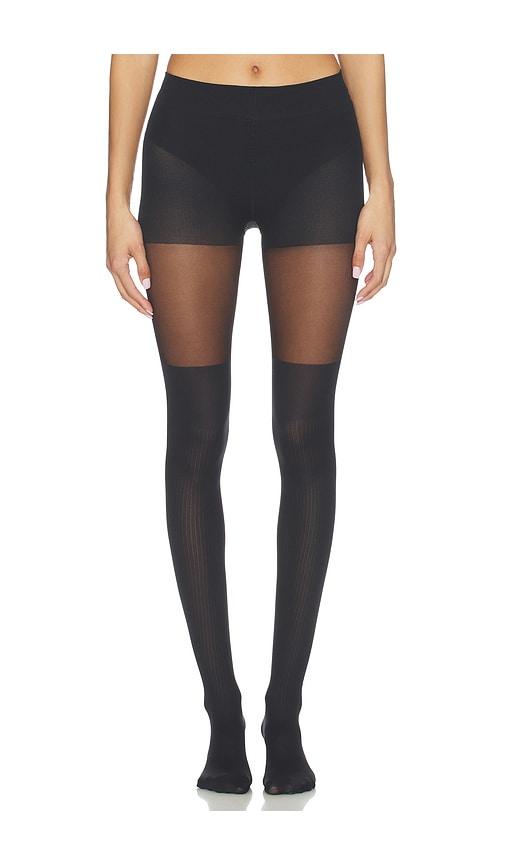 swedish stockings dagmar over the knee tights in black.