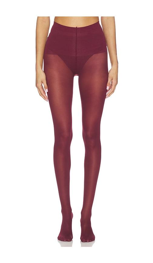 swedish stockings svea premium tights in mauve.