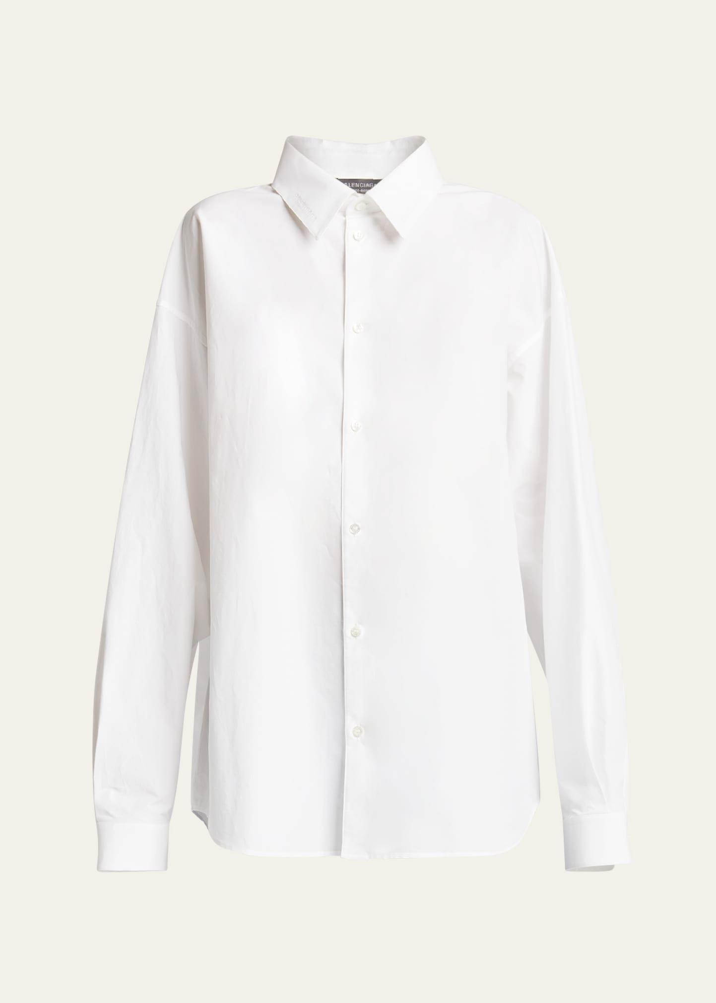 swing button down cotton top