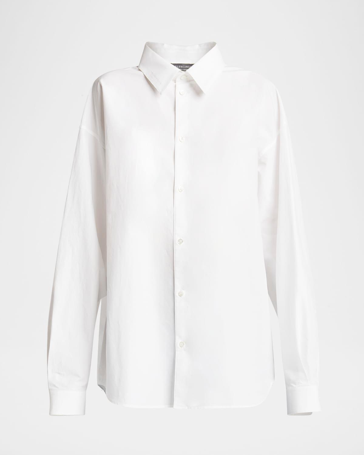 swing button down cotton top