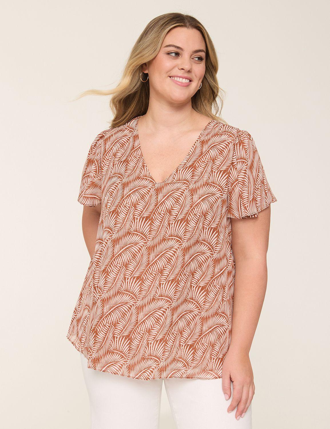 swing flutter-sleeve popover top