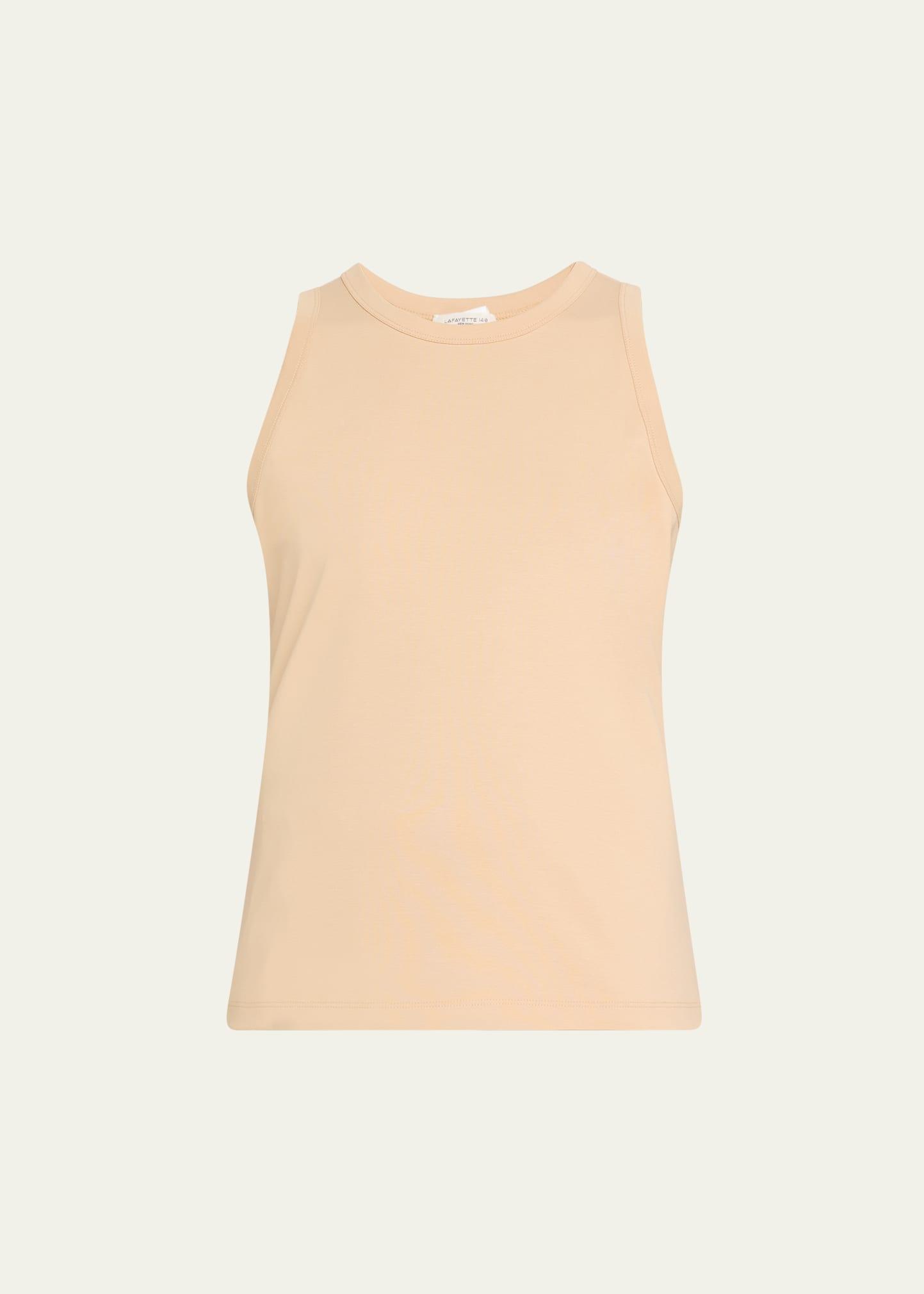 swiss cotton rib racerback tank