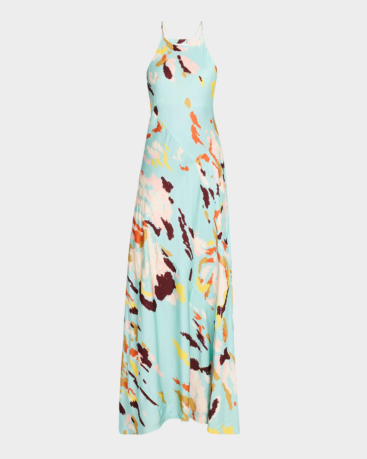 sybil printed maxi dress