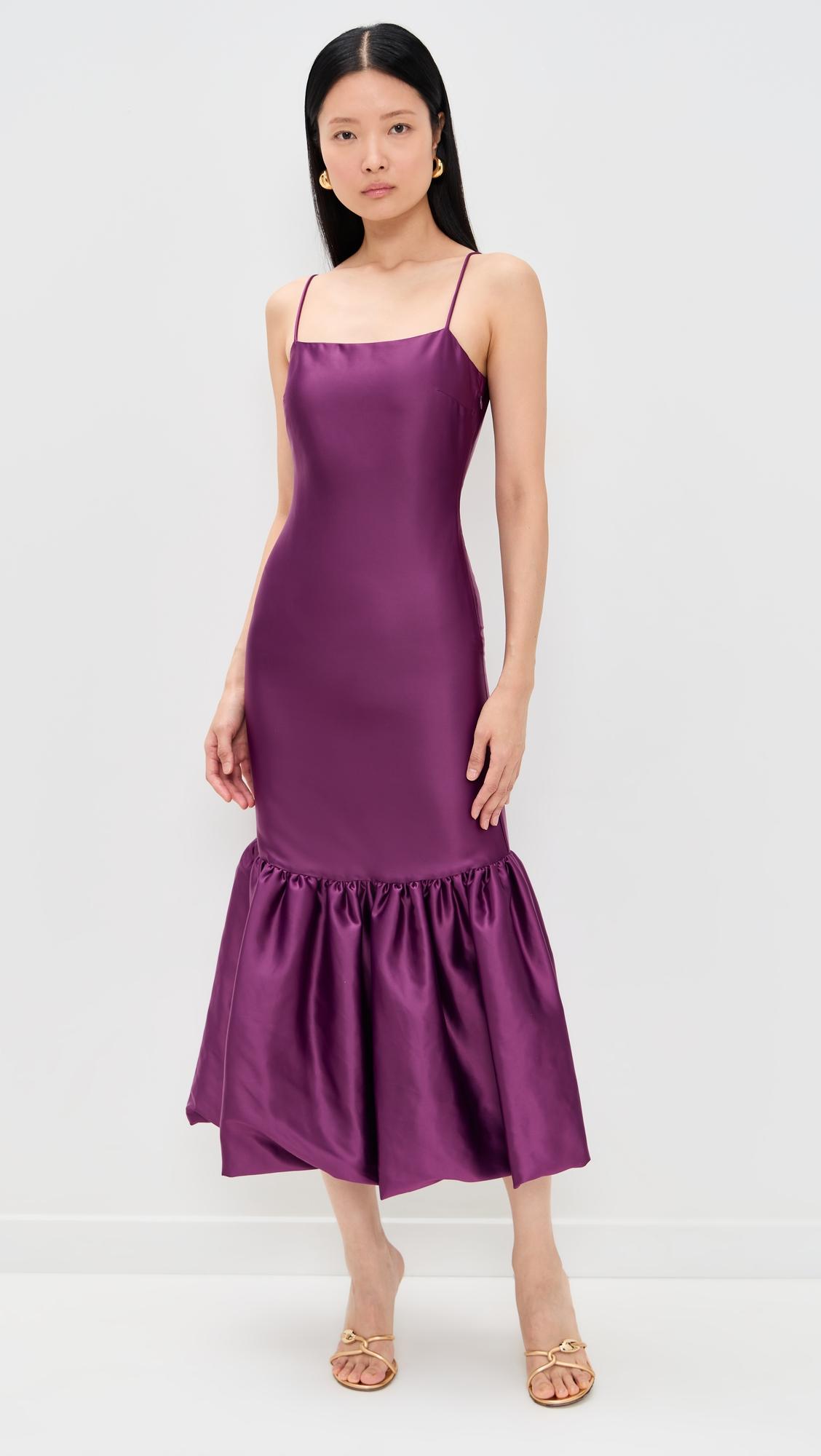 sydney ruffle hem gown