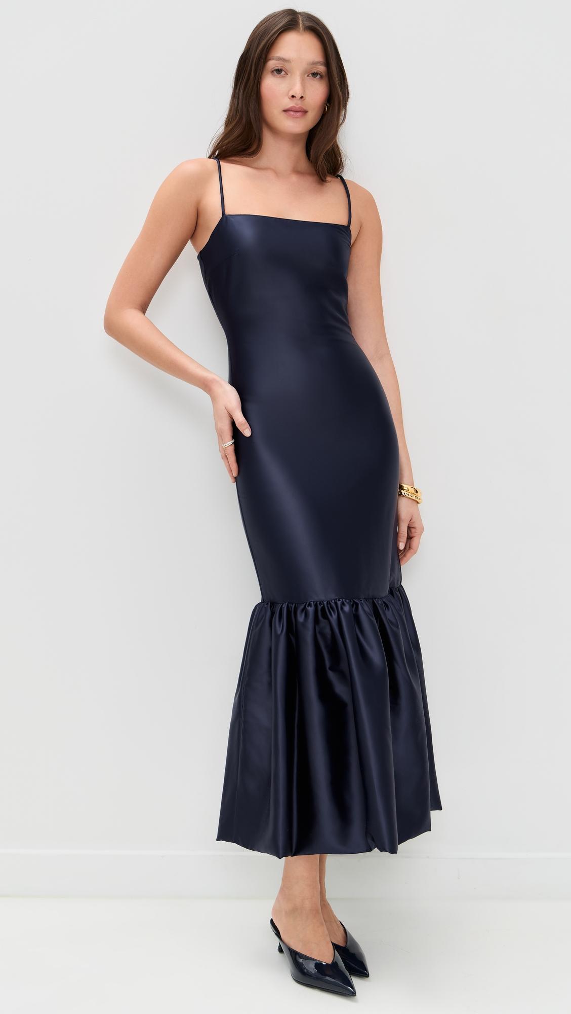 sydney ruffle hem gown