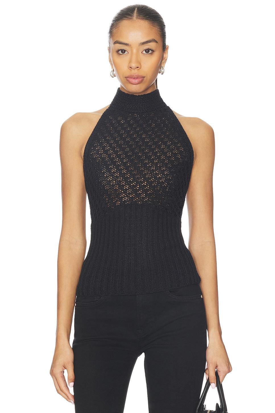 sylvia knit halter top
