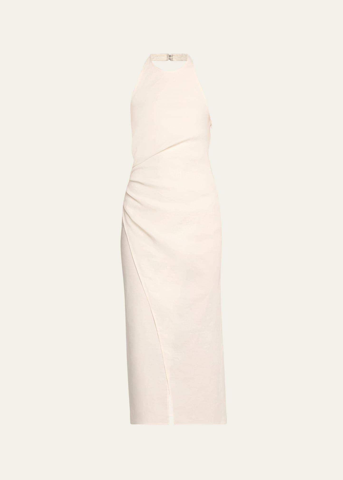 sylvie halter midi dress