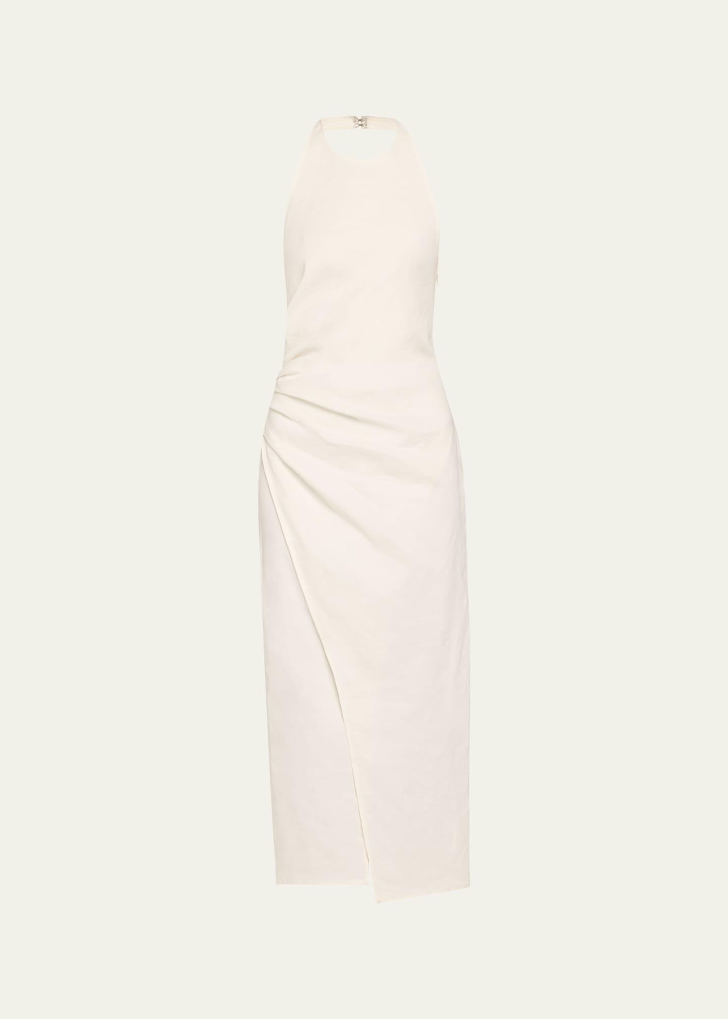 sylvie halter midi dress