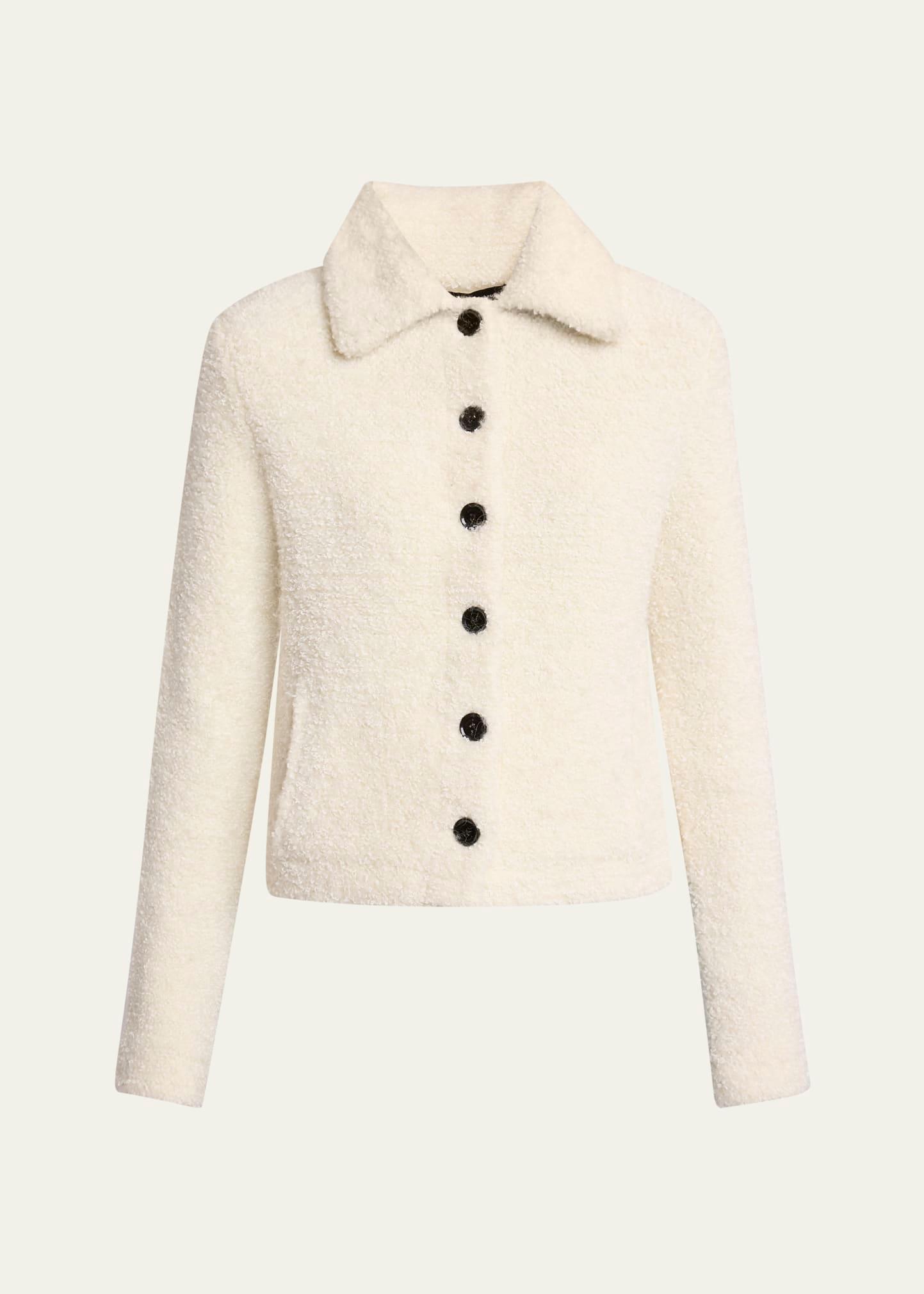 sylvie loop boucle knit jacket
