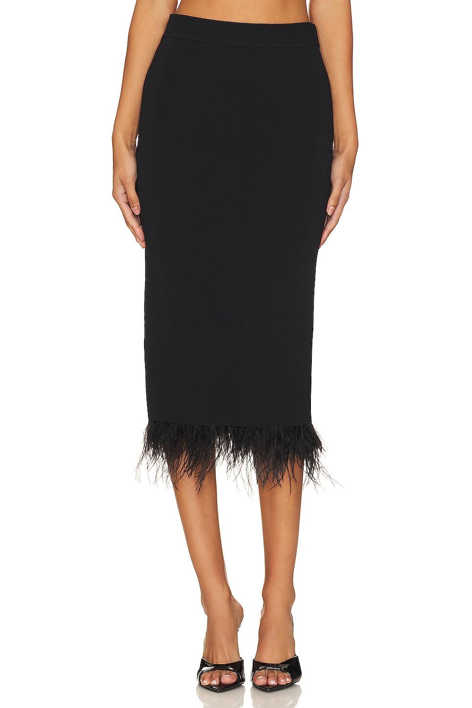 sylvie marabou sweep skirt