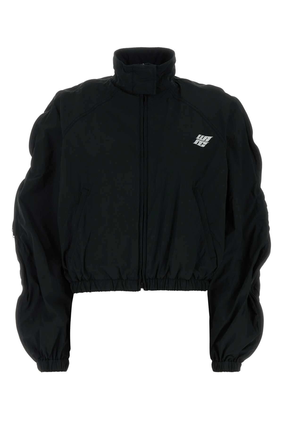 t by alexander wang black polyester blend jacket