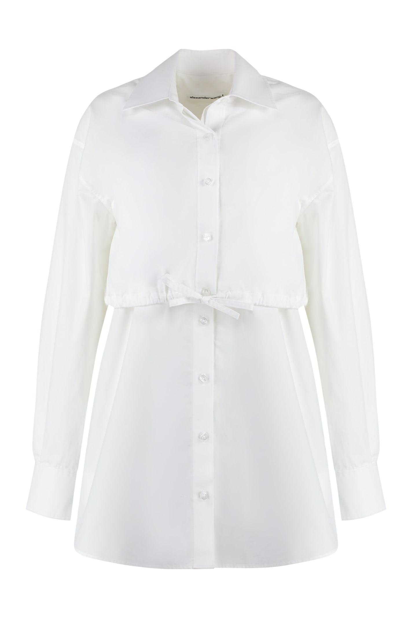 t by alexander wang cotton shirtdress