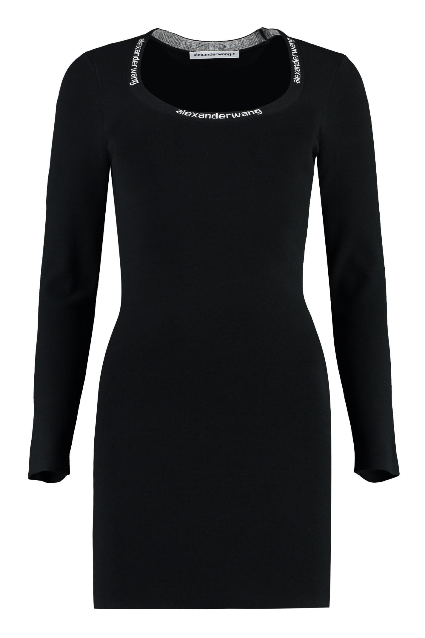 t by alexander wang knit mini-dress