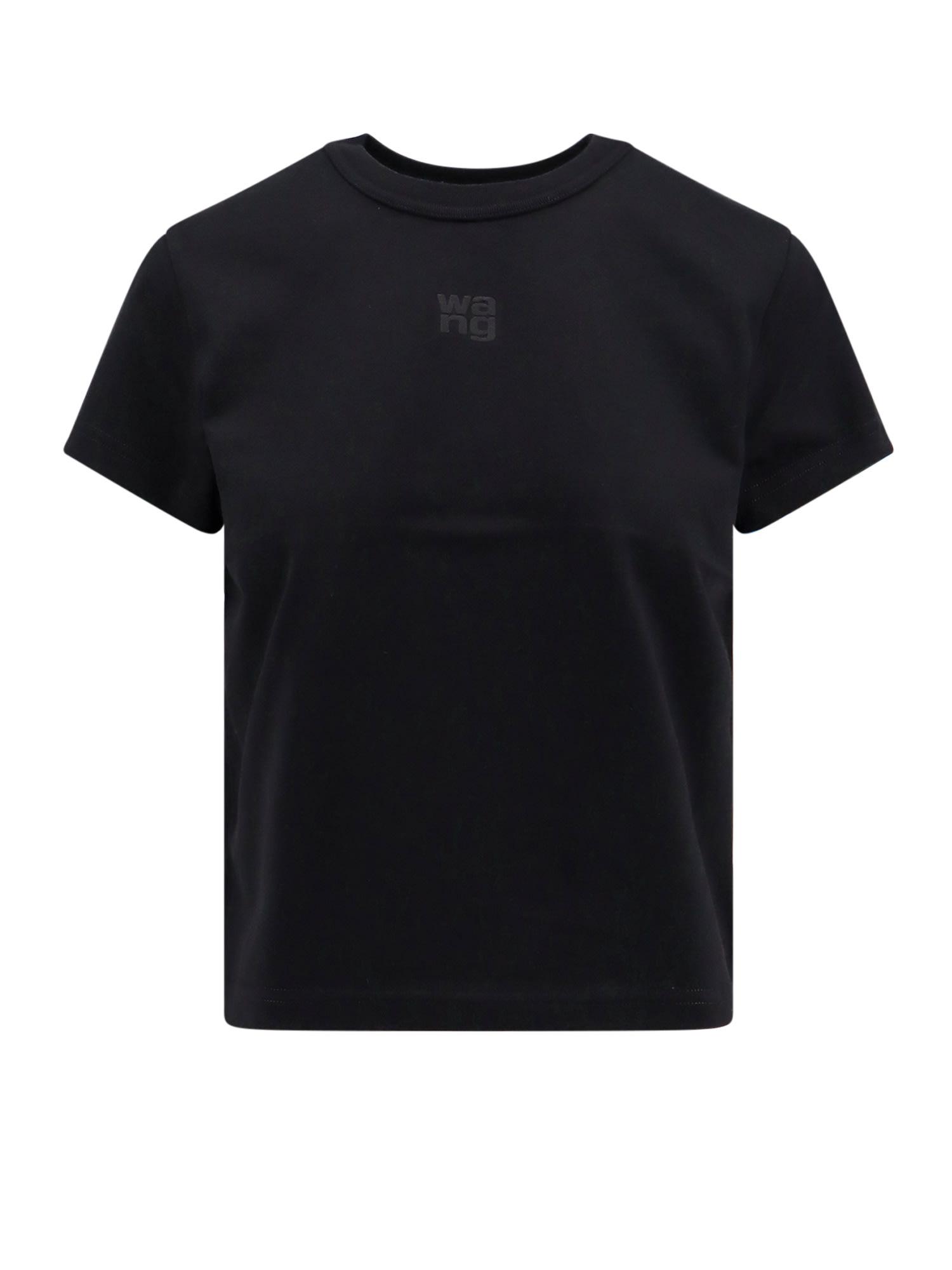 t by alexander wang t-shirt with crumpled effect