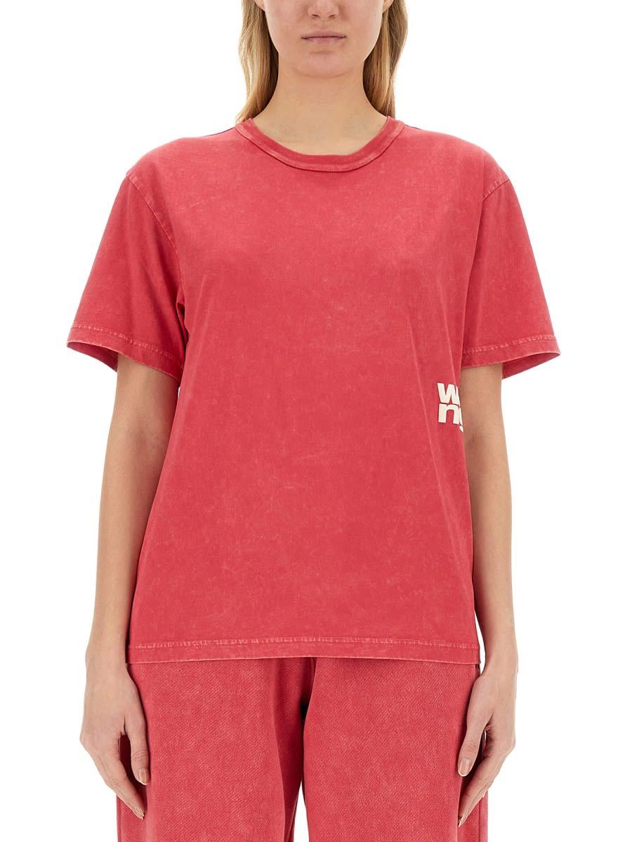 t by alexander wang t-shirt with logo