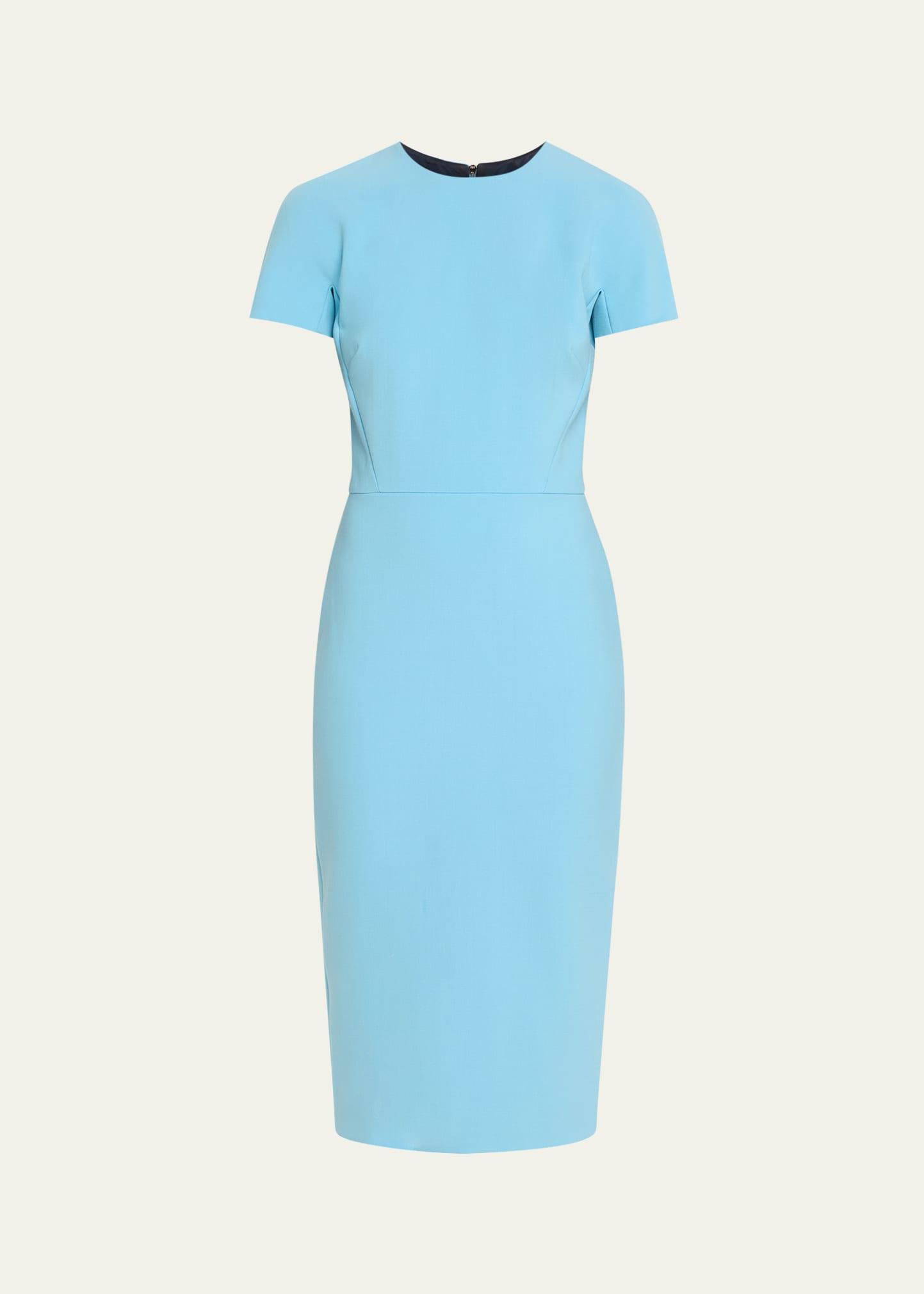 t-shirt sheath dress with back zipper