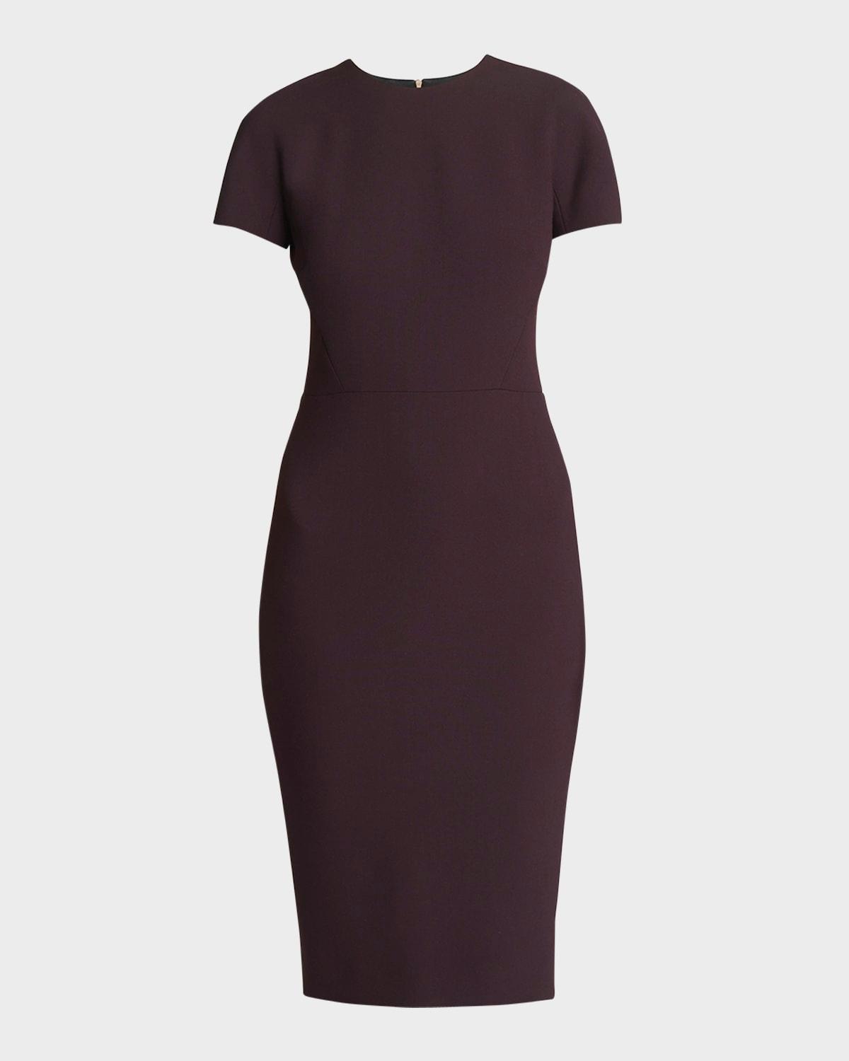 t-shirt sheath dress with back zipper