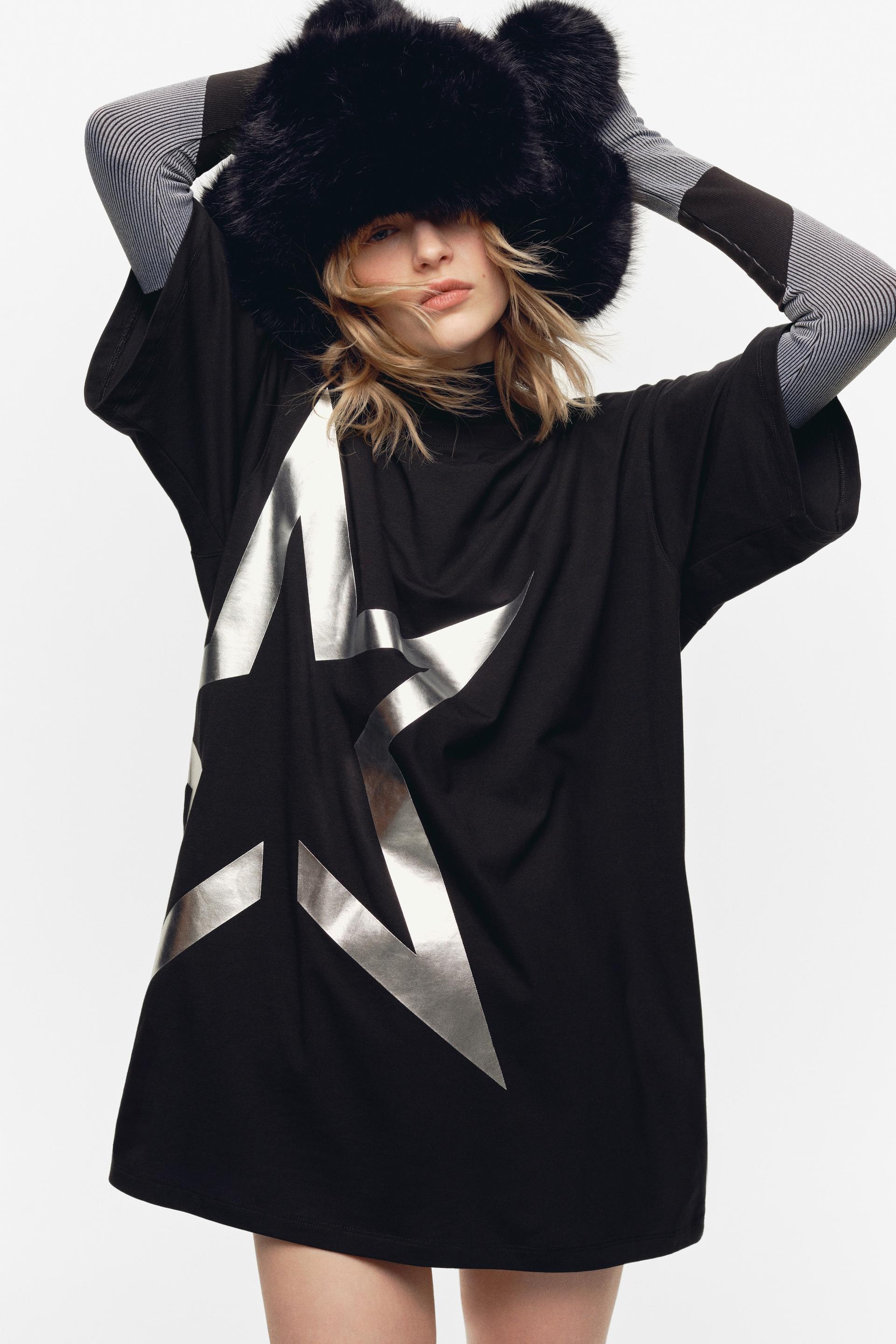 t-shirt with printed motif