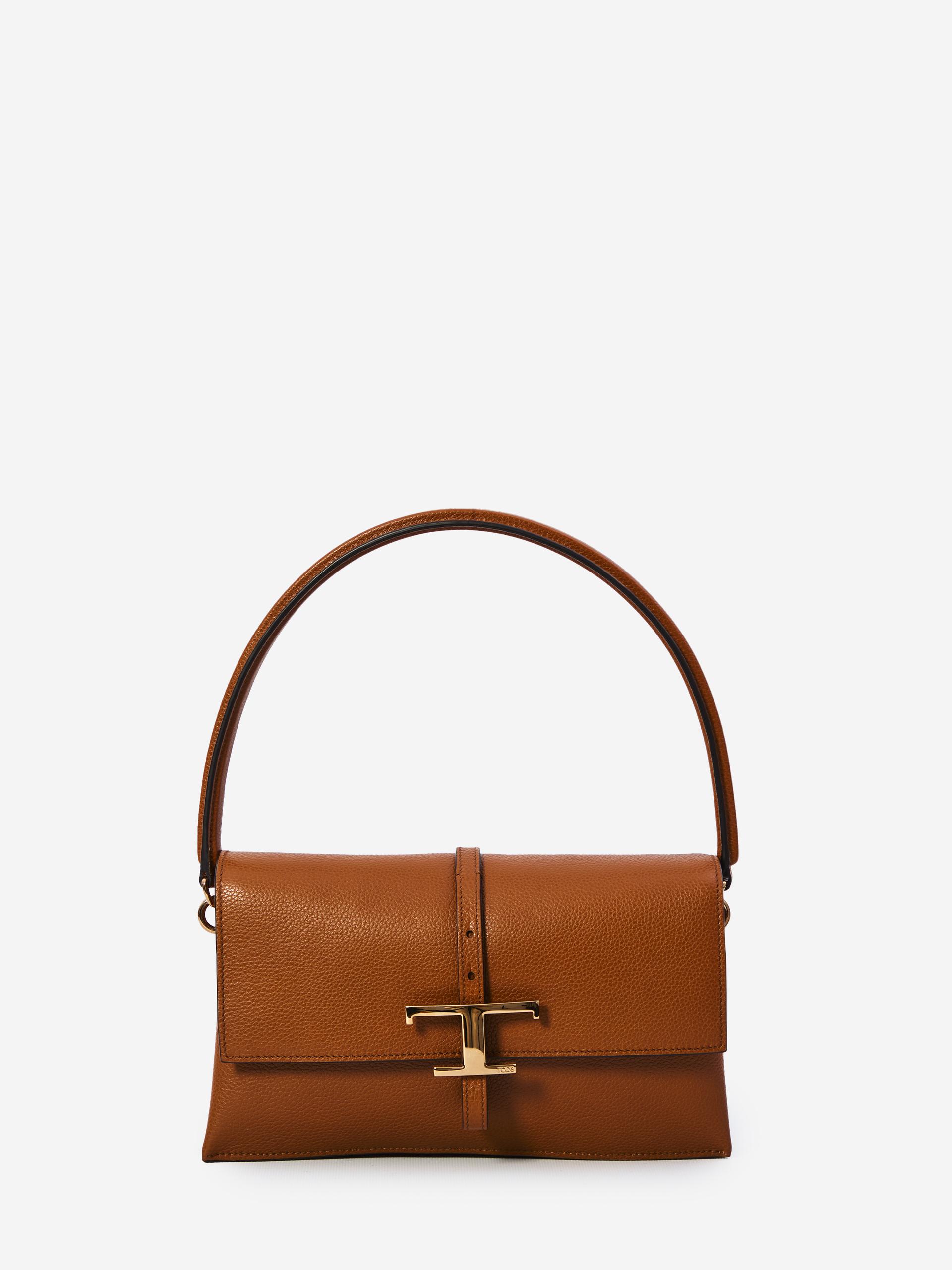t timelss flap bag in leather