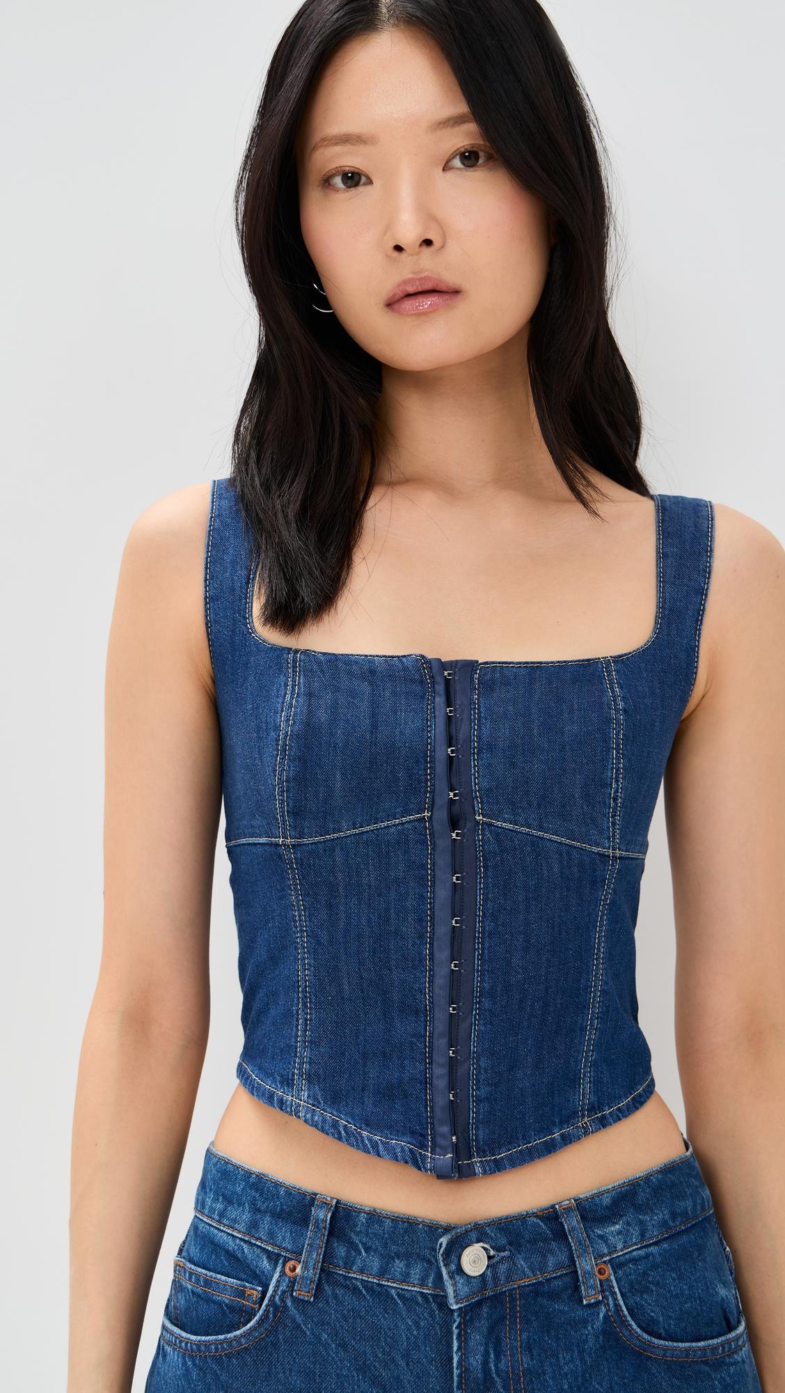 tagliatelle denim top