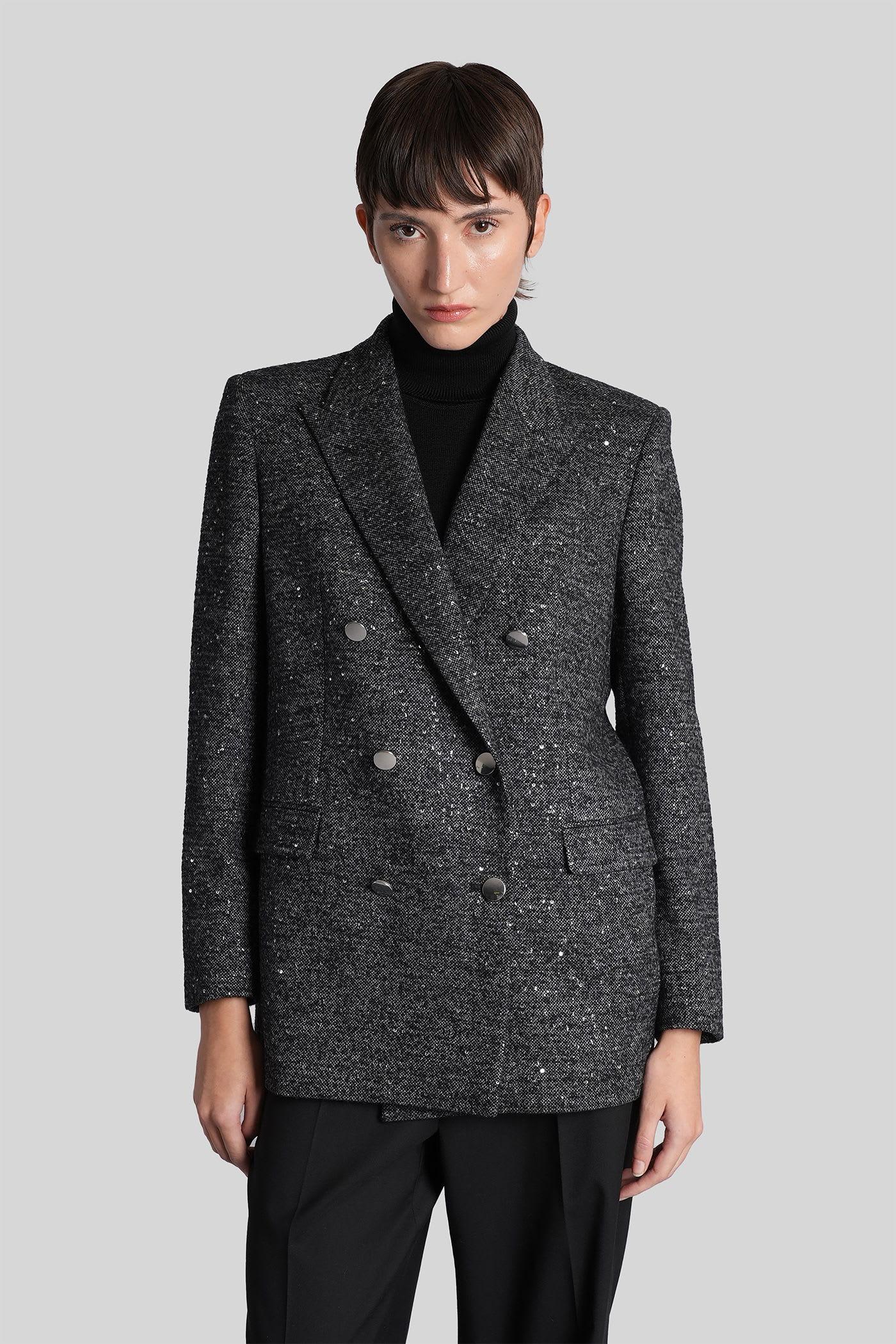 tagliatore 0205 j-asmine10b blazer in grey wool
