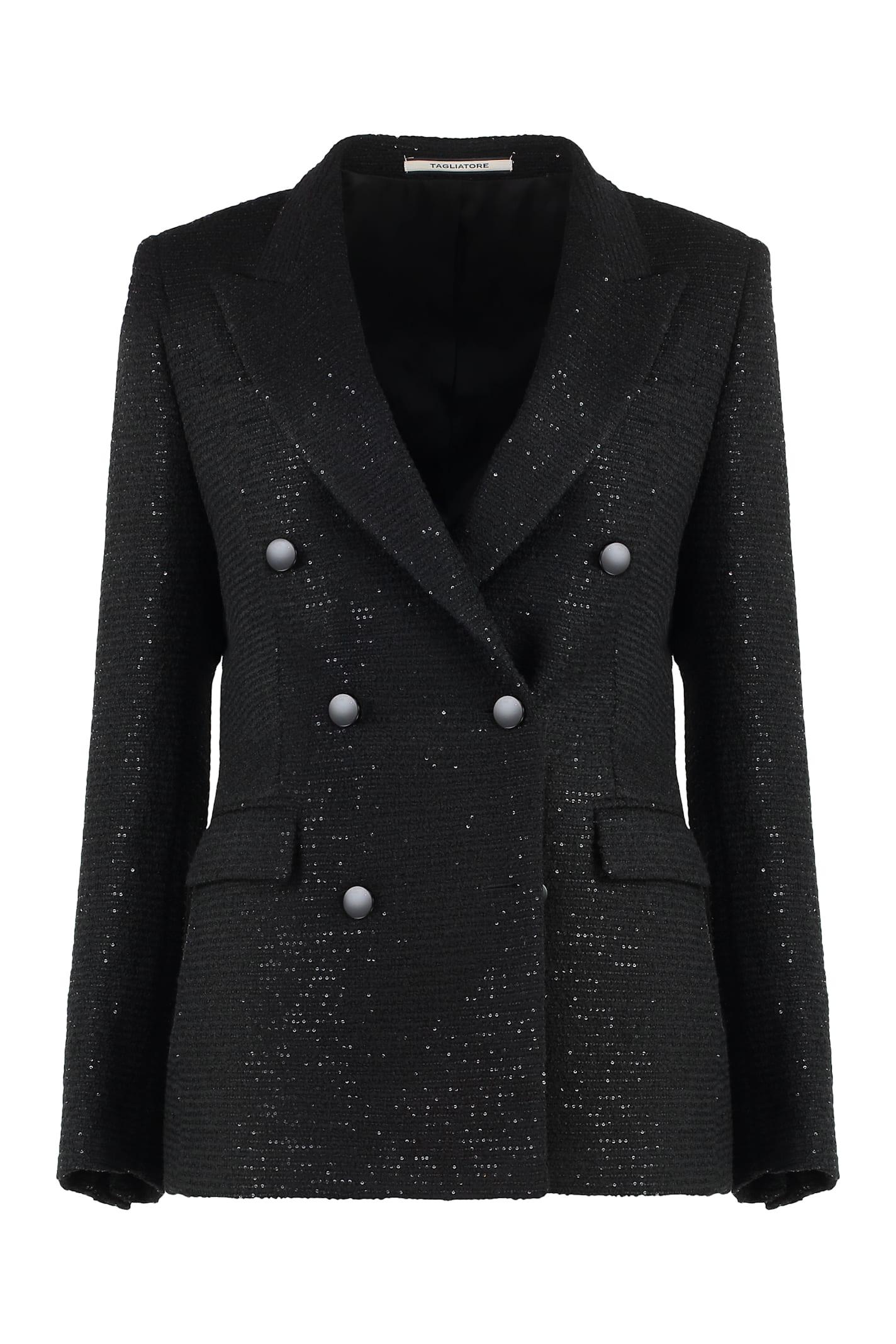 tagliatore 0205 sequin blazer