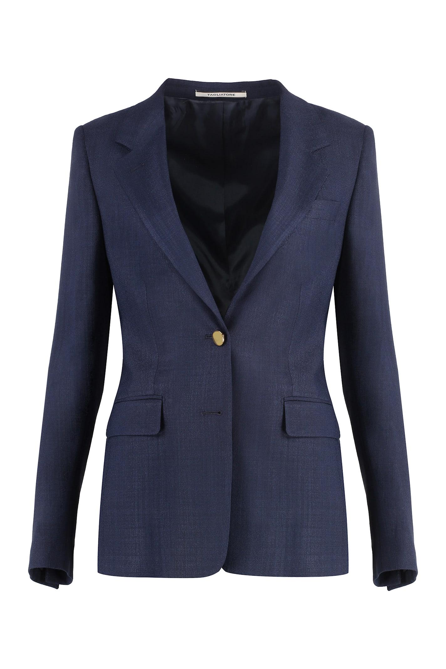 tagliatore 0205 single-breasted one button jacket