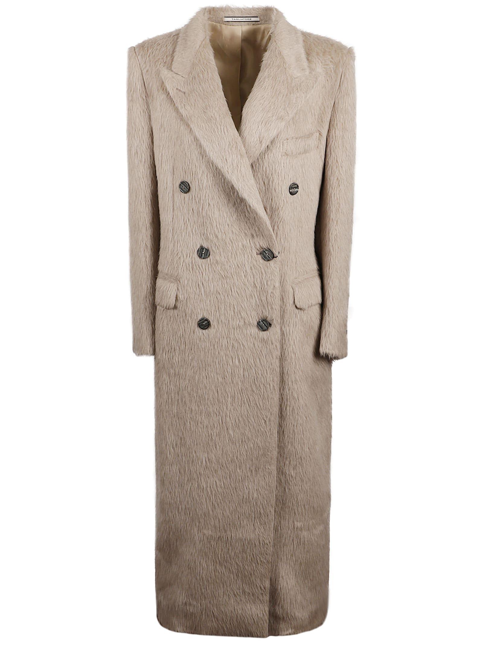 tagliatore alpaca and virgin wool coat