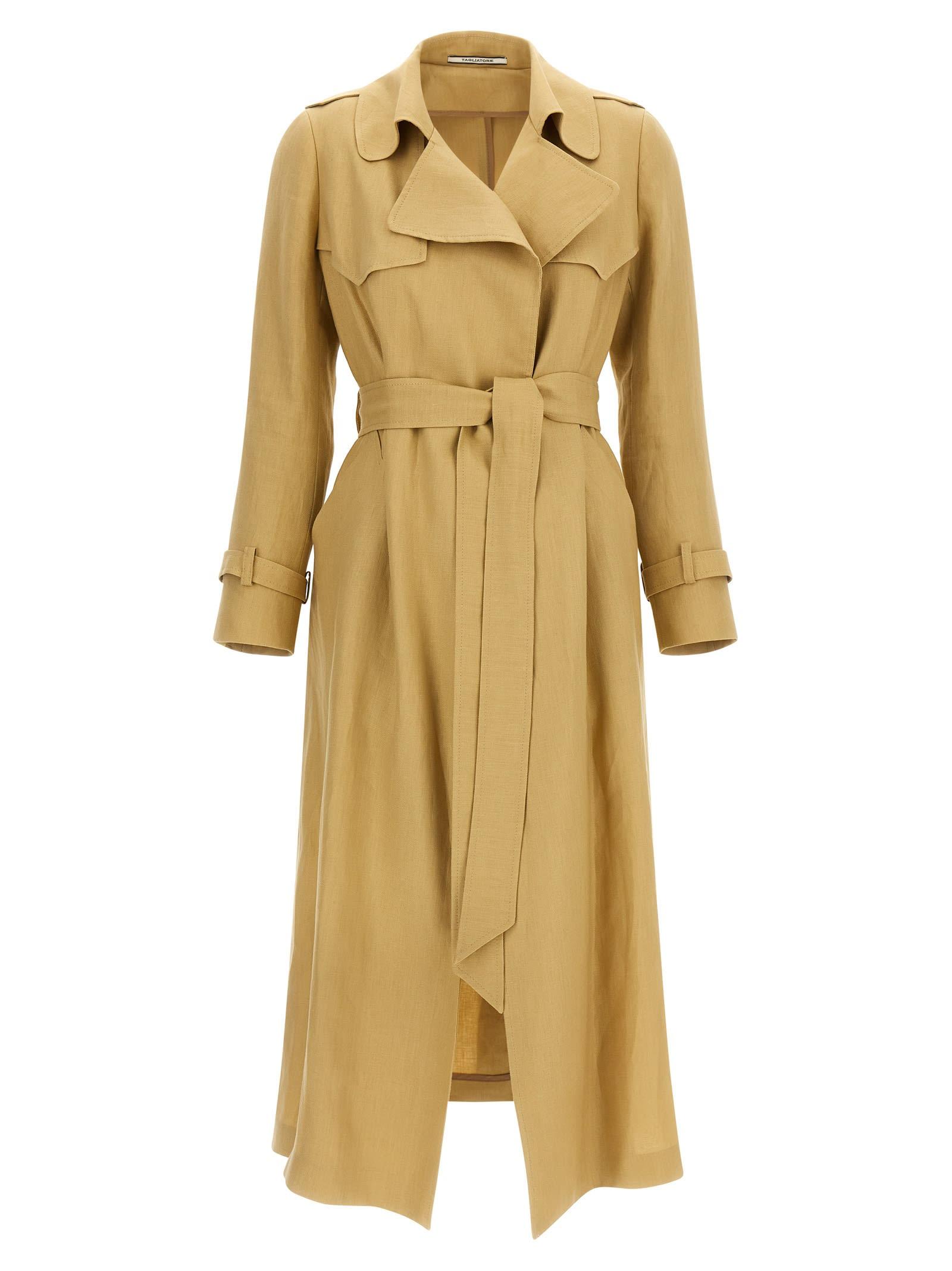 tagliatore carola trench coat