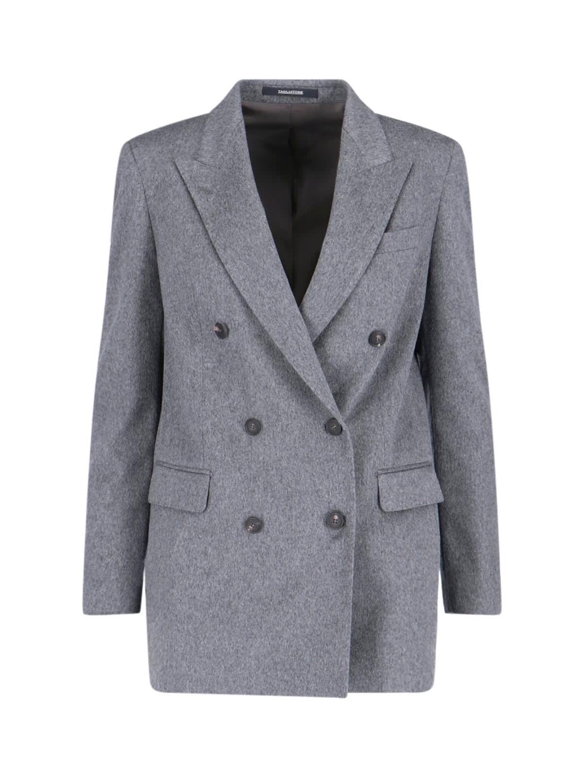 tagliatore cashmere double breasted blazer