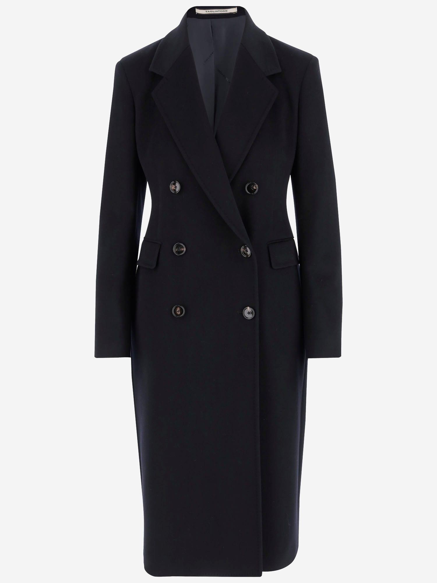 tagliatore double-breasted cashmere coat