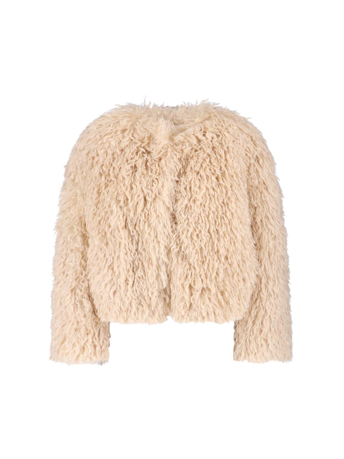 tagliatore faux fur jacket
