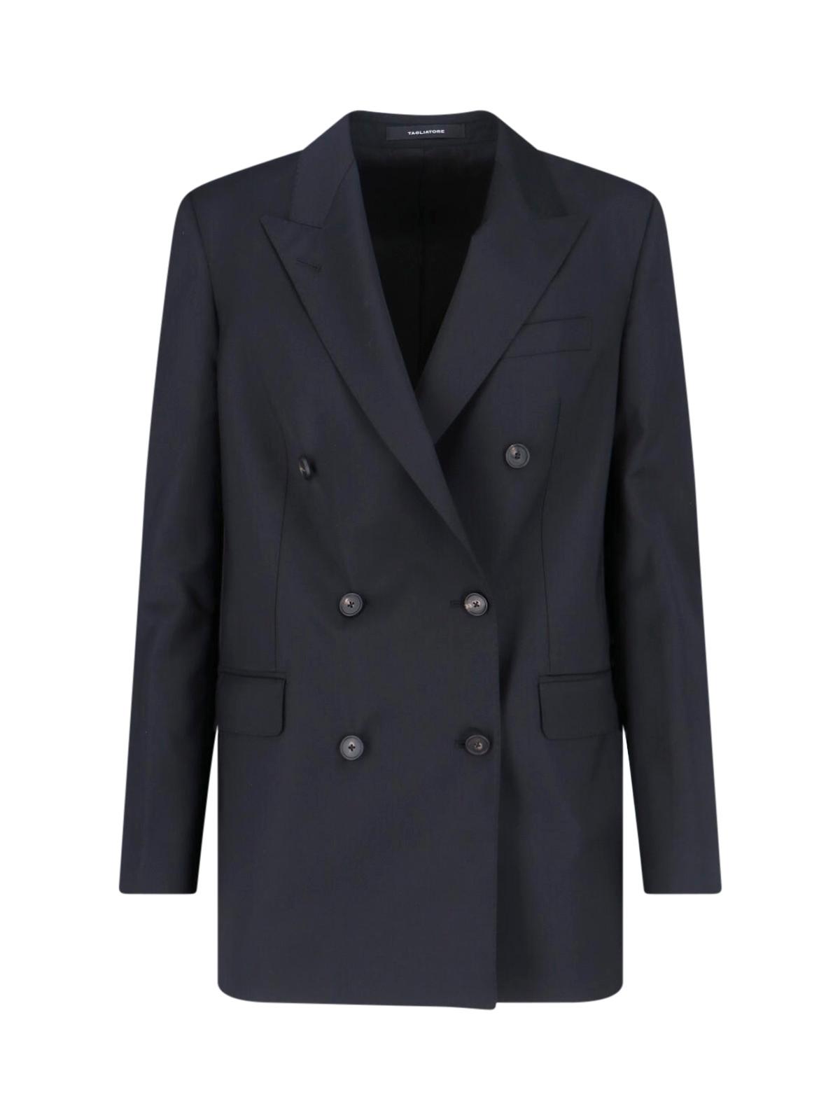 tagliatore jackets black virgin wool - women