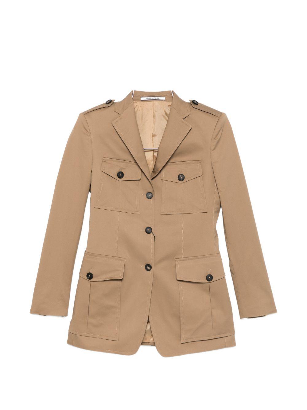 tagliatore jackets dove grey outer: cotton - women