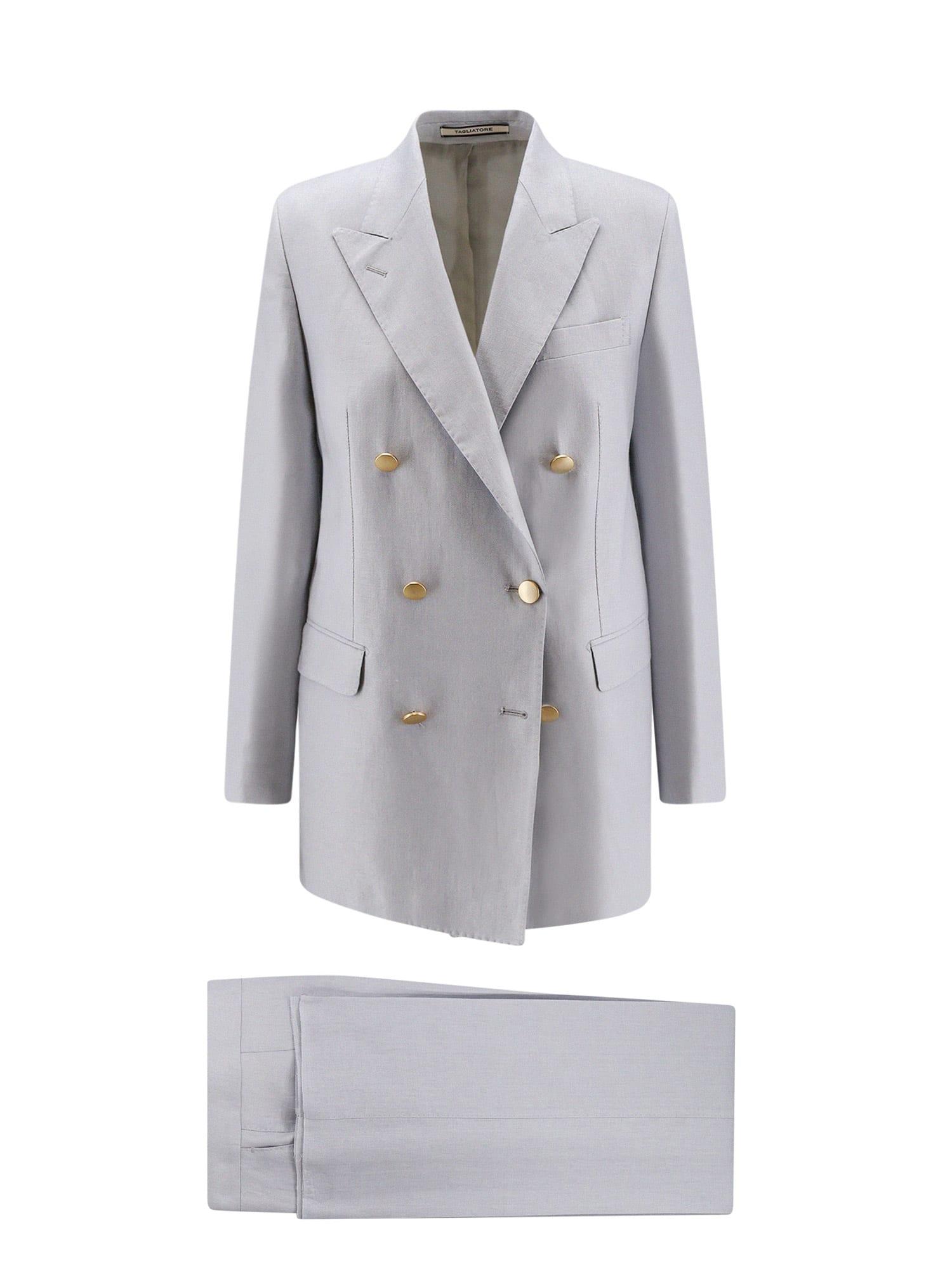 tagliatore jasmine linen suit